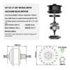 Yose Power 250W Rear Hub Conversion Kit (36V) - Road Legal Yose Power 250W Rear Hub Conversion Kit (36V) - Road Legal