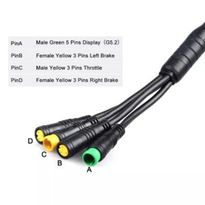 Bafang Hub-Motor Wiring Loom Extension Set (Higo)