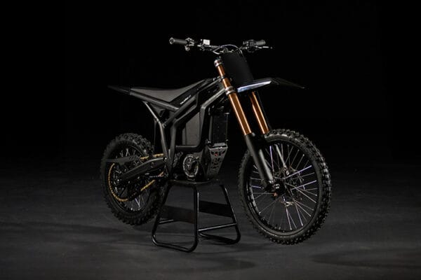 Talaria Komodo TL6000 rear wheel brake detail Talaria Komodo TL6000 Electric Super-Moto
